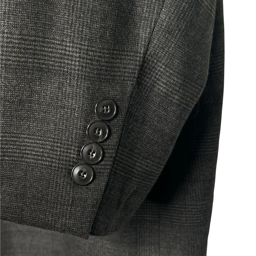 Jos‎ A Bank 1905 Comfort Wool Blend Glen Plaid Blazer Sport Coat Mens 50R